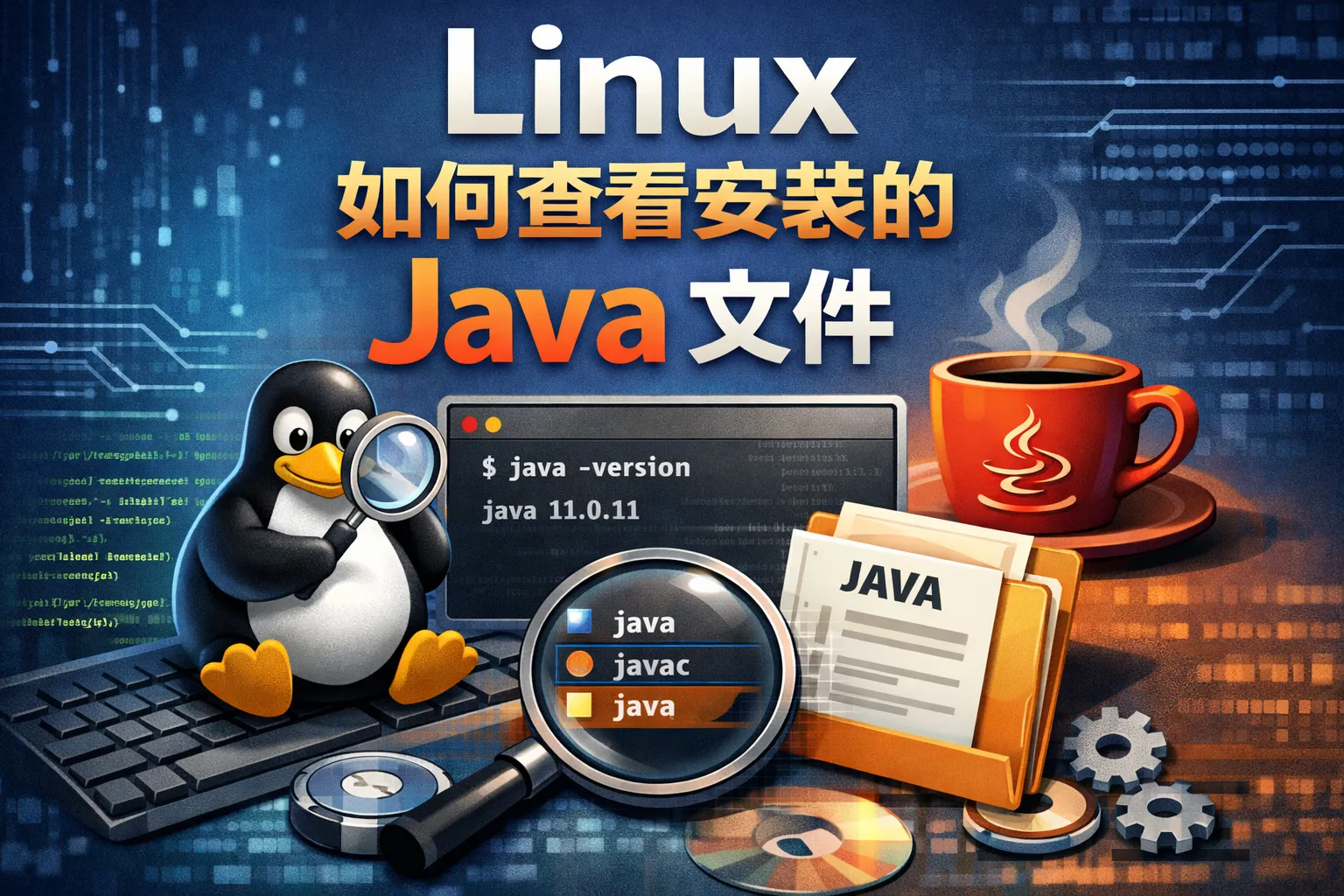 linux 如何查看安装的java文件
