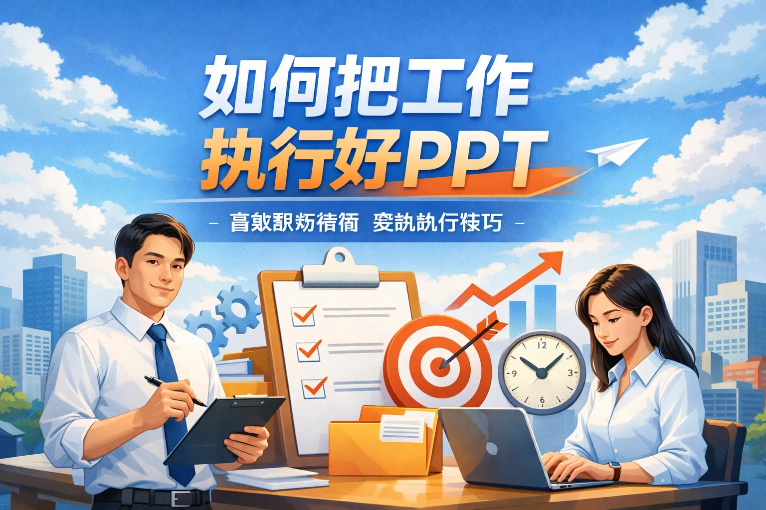 如何把工作执行好ppt