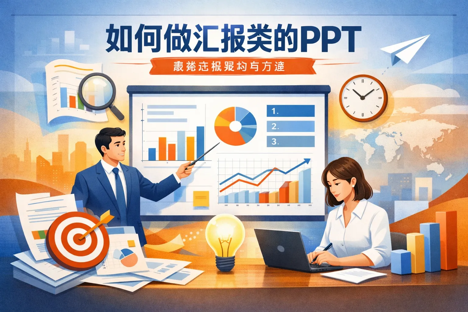 如何做汇报类的ppt