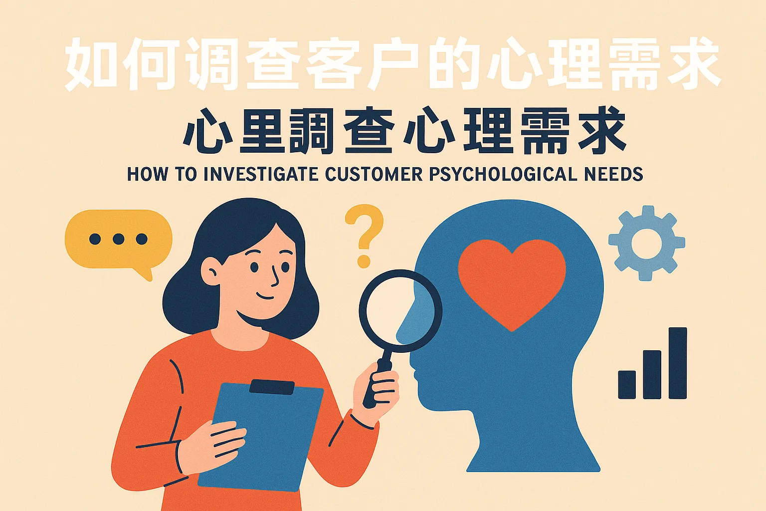 怎么调查客户的心理需求