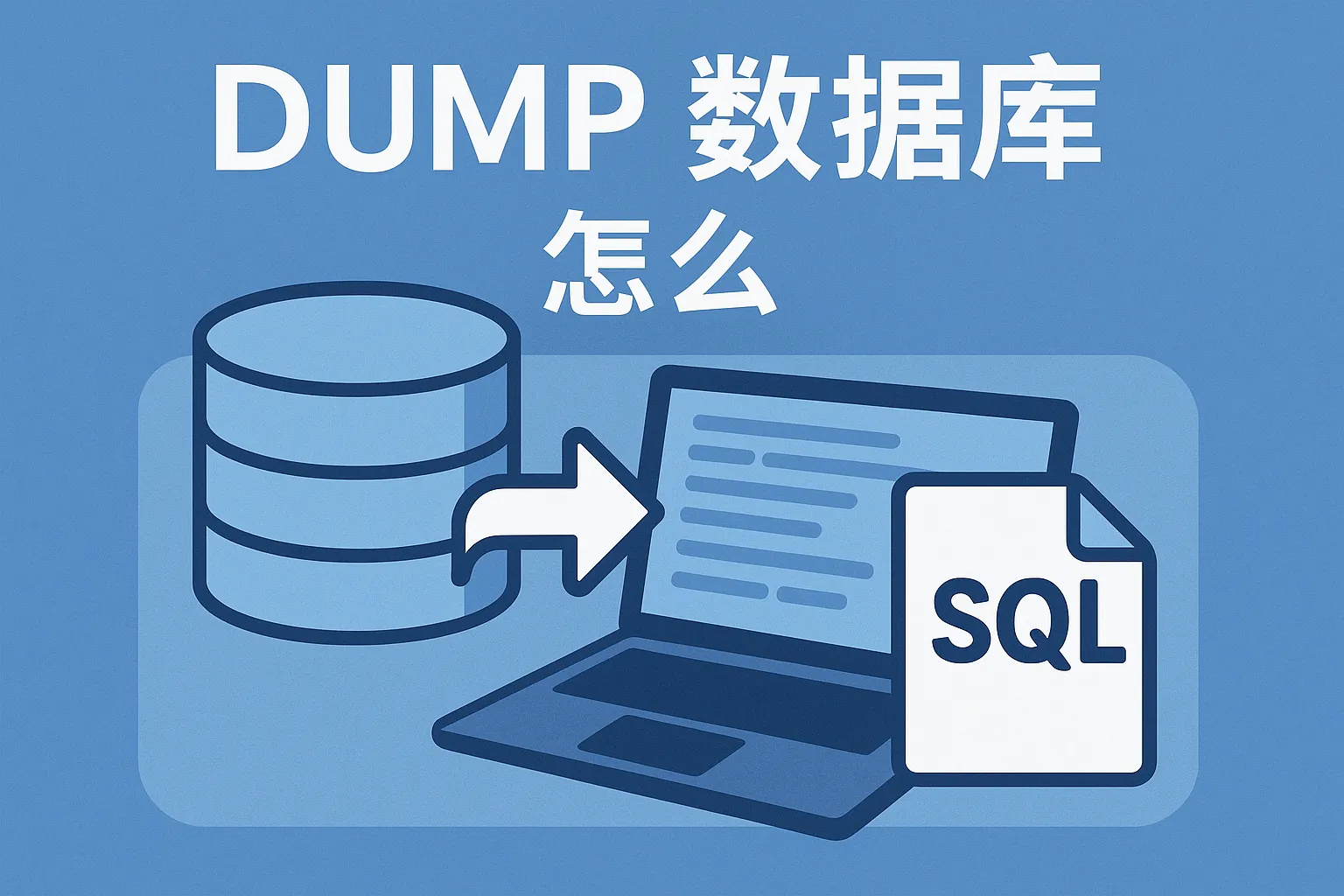 dump数据库怎么