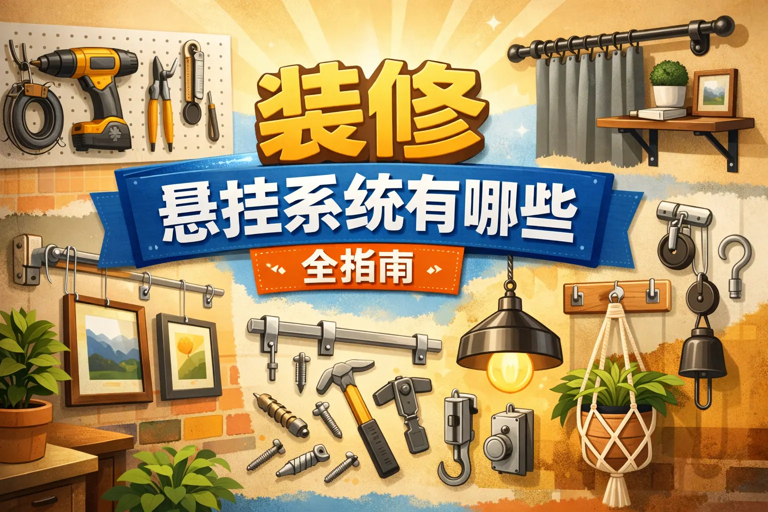 装修悬挂系统有哪些