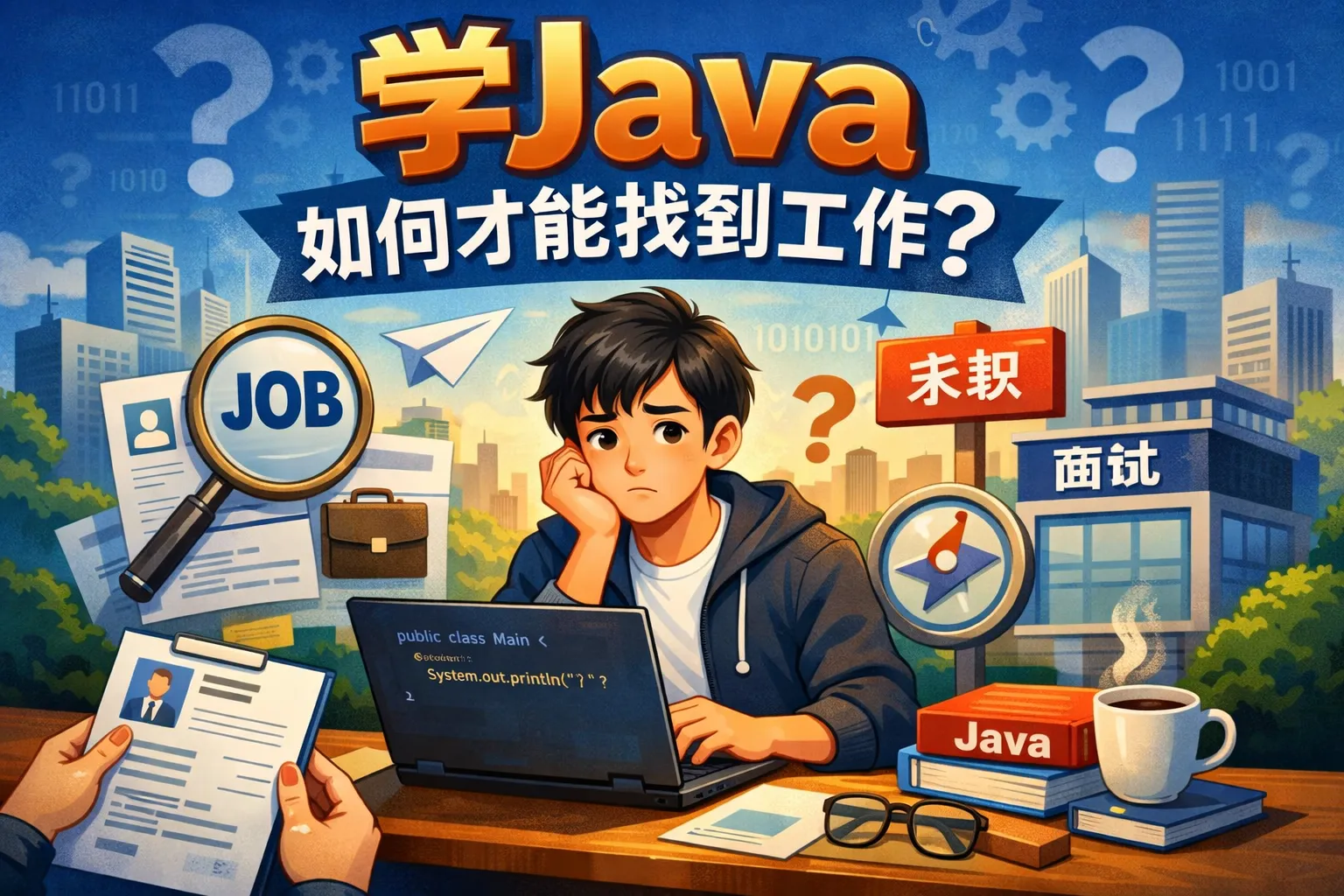 学java如何才能找到工作