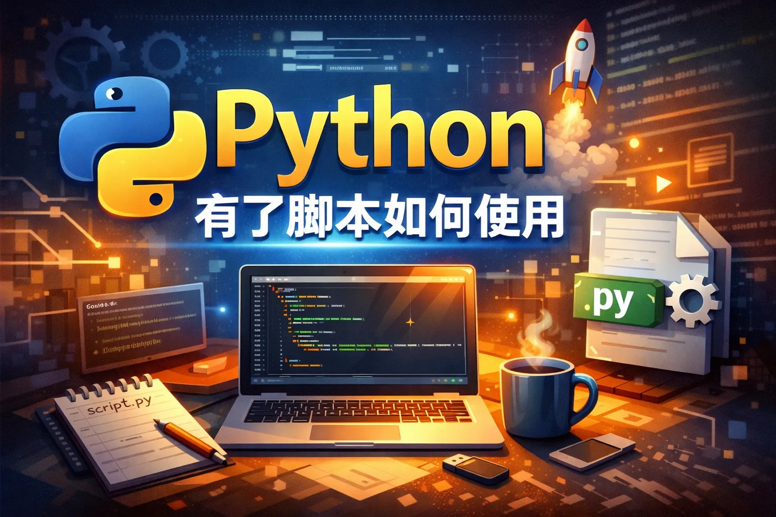 python有了脚本如何使用