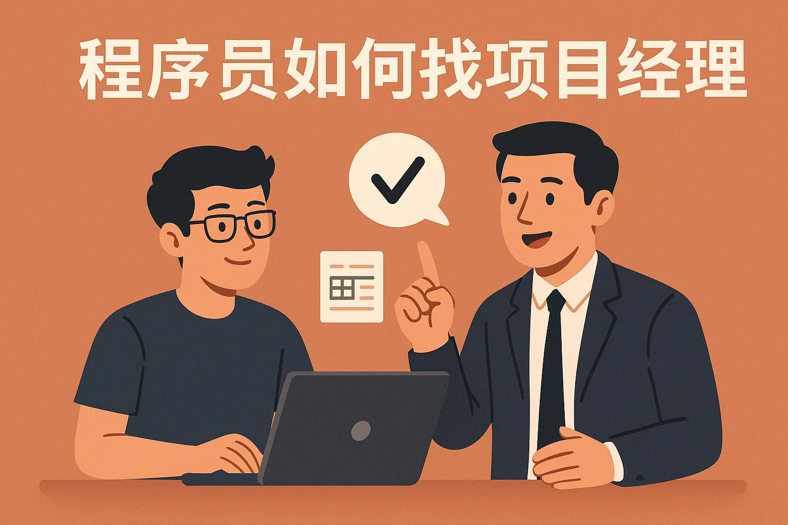 程序员如何找项目经理做