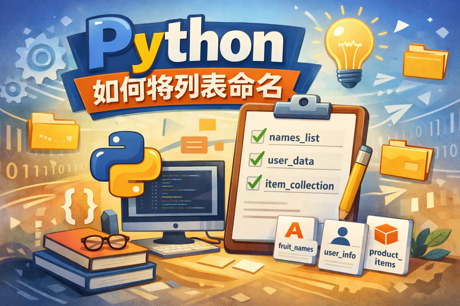 python如何将列表命名