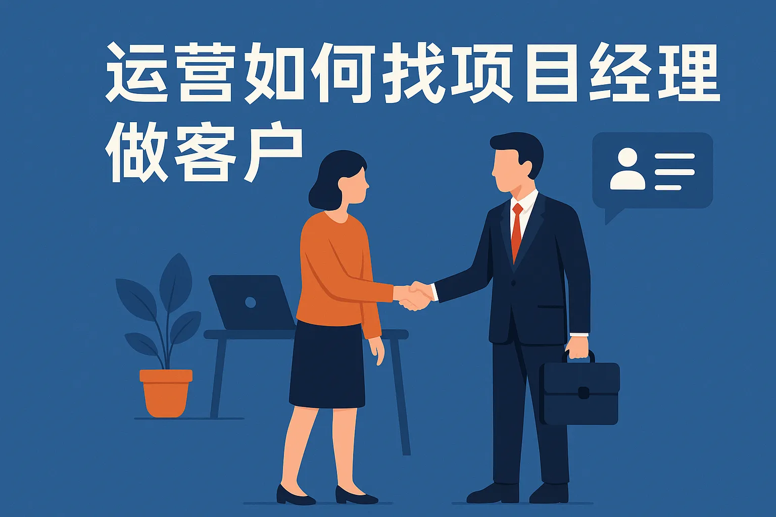 运营如何找项目经理做客户