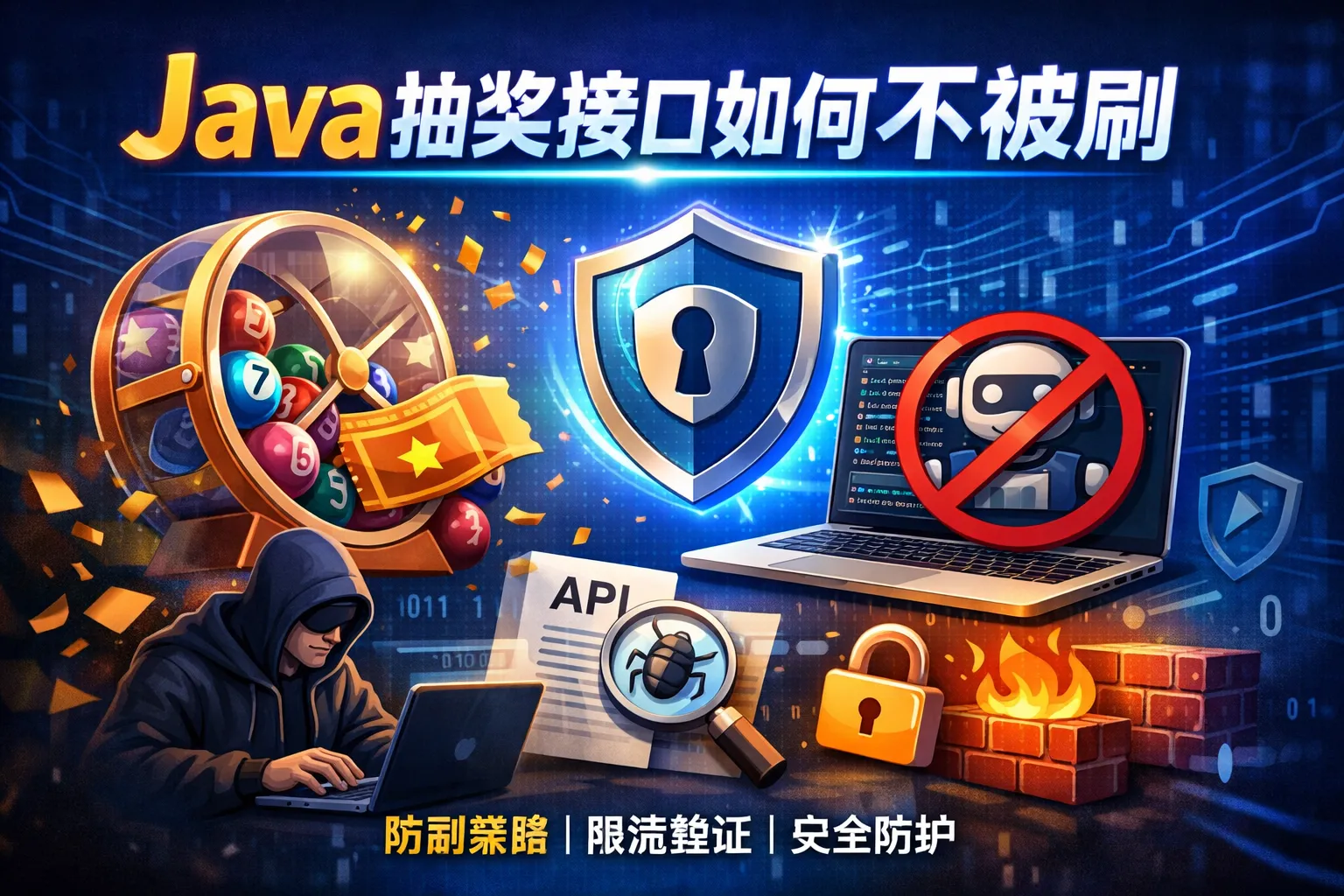 java抽奖接口如何不被刷