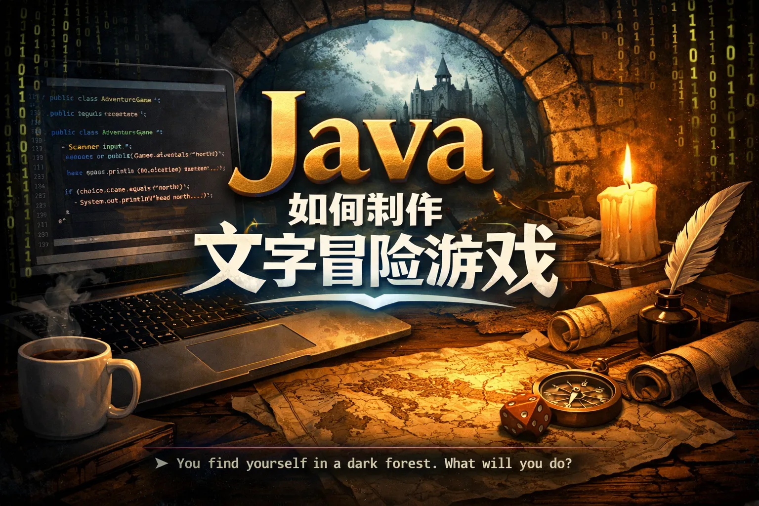 java如何制作文字冒险游戏