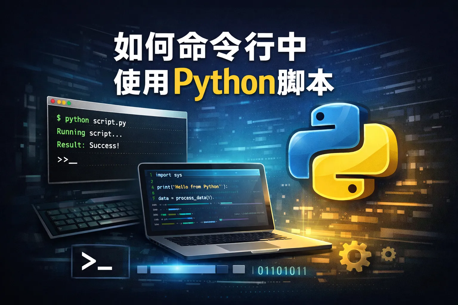如何命令行中使用python脚本