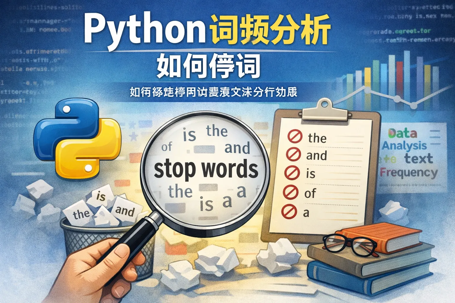 python词频分析如何停词