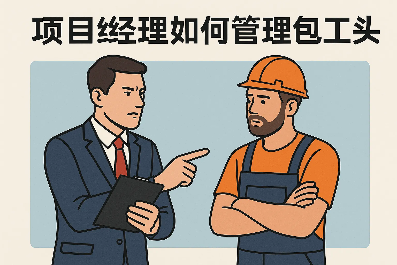 项目经理如何管理包工头