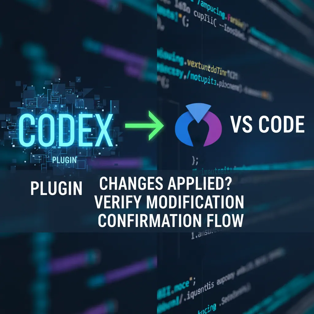 Codex VS Code 插件 怎么确认修改是否生效