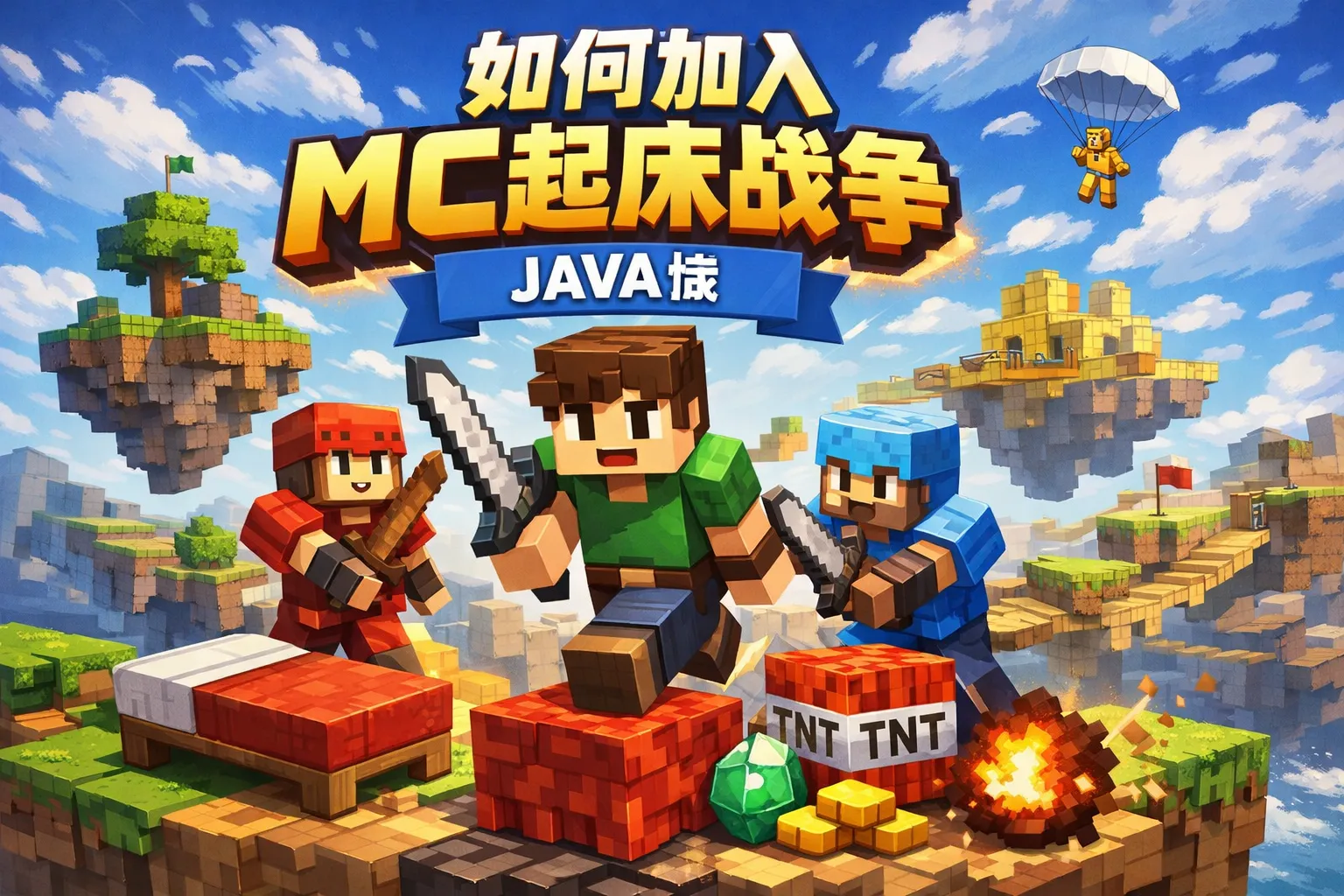 如何加入mc起床战争JAVA版