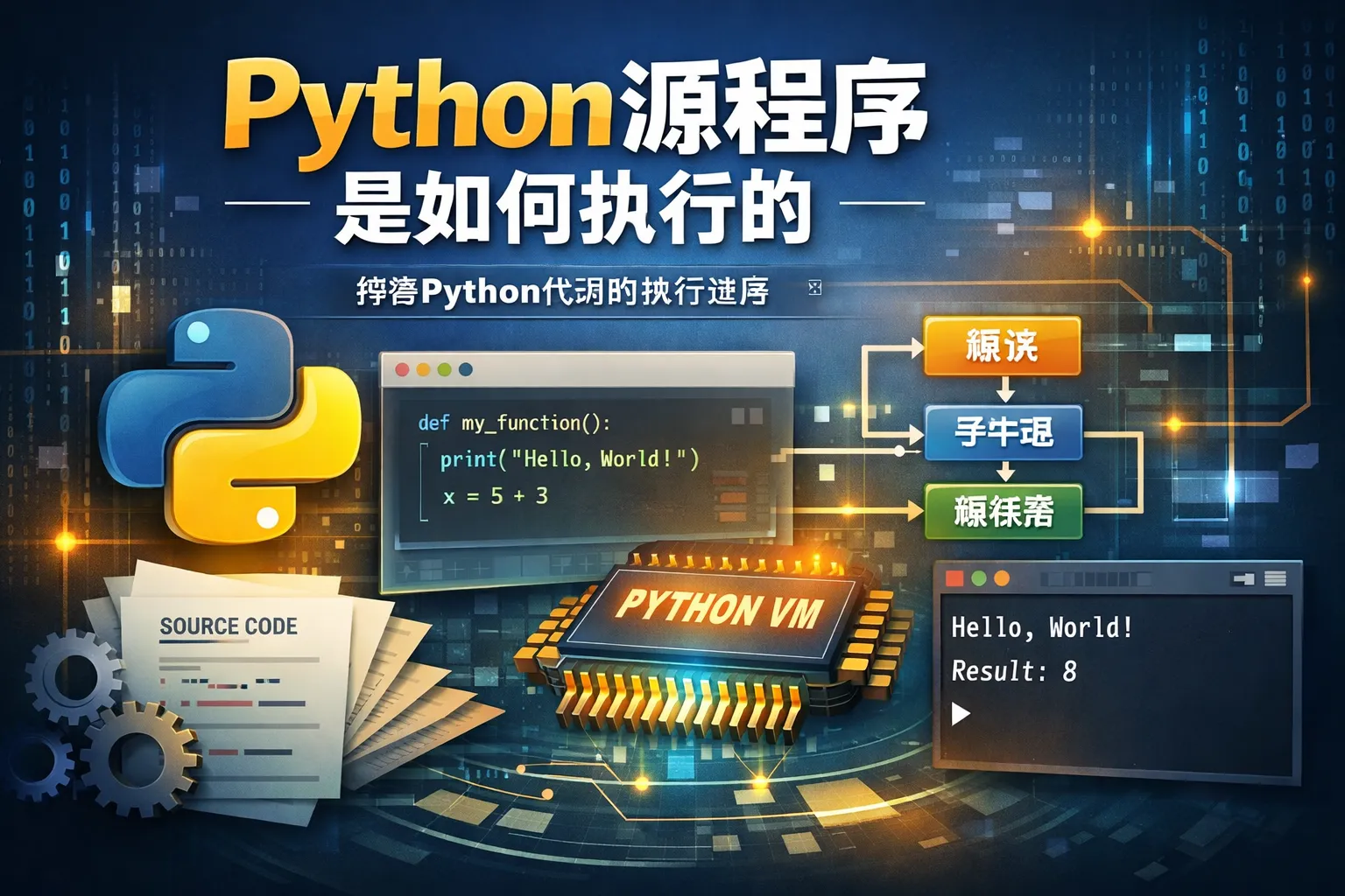 python源程序是如何执行的