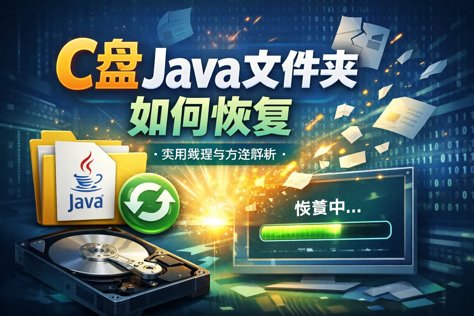 c盘java文件夹如何恢复