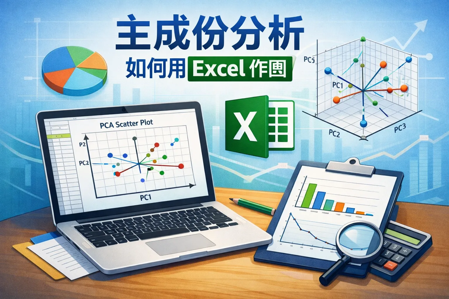 主成份分析如何用excel作图