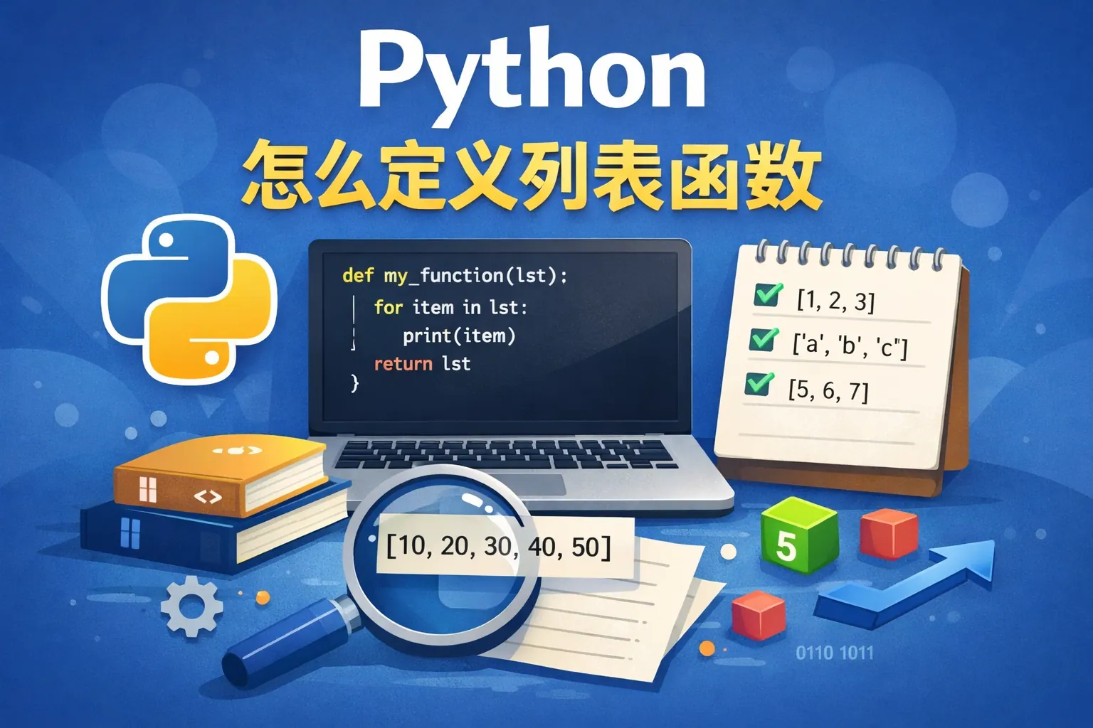 python怎么定义列表函数