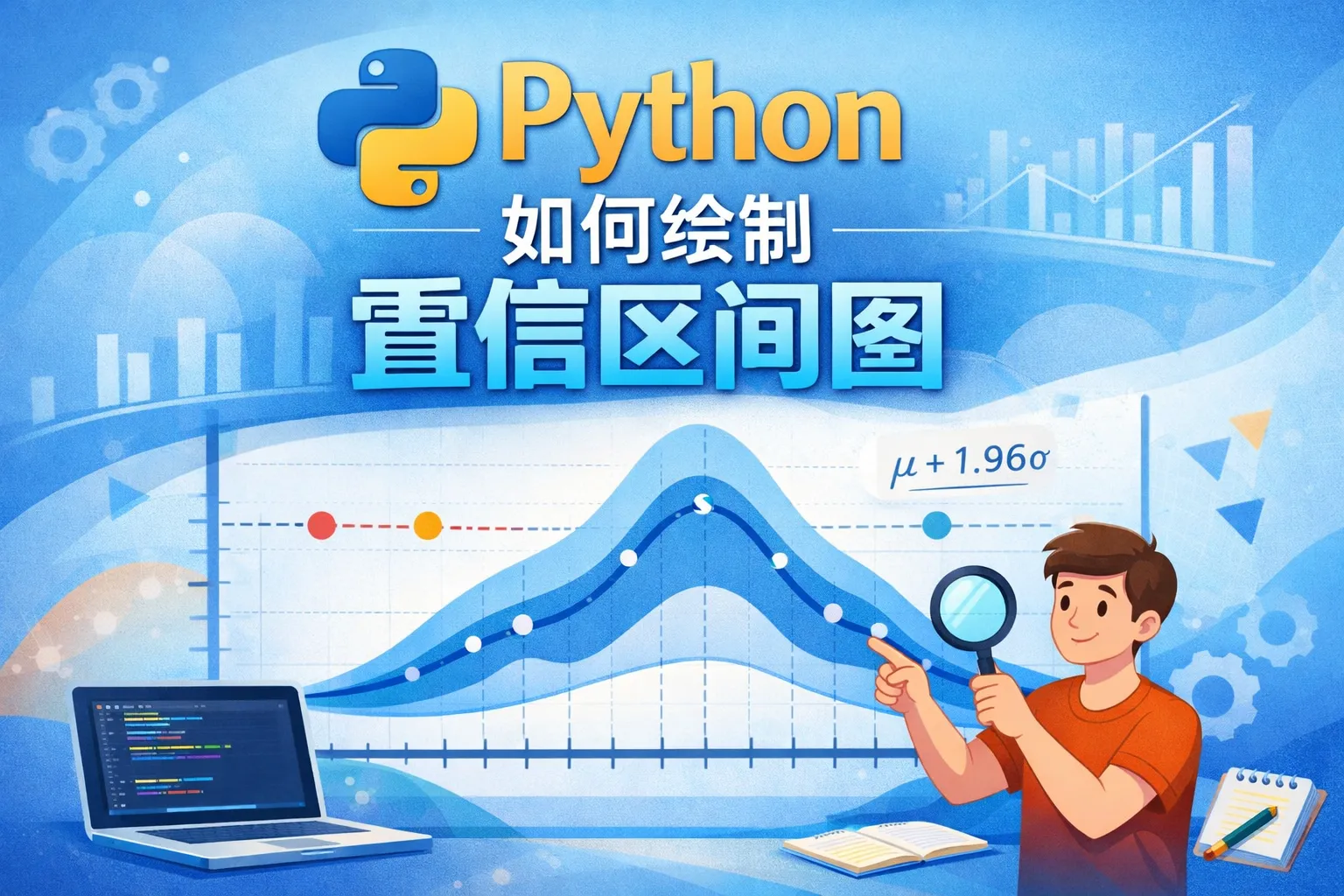 python如何绘制置信区间图