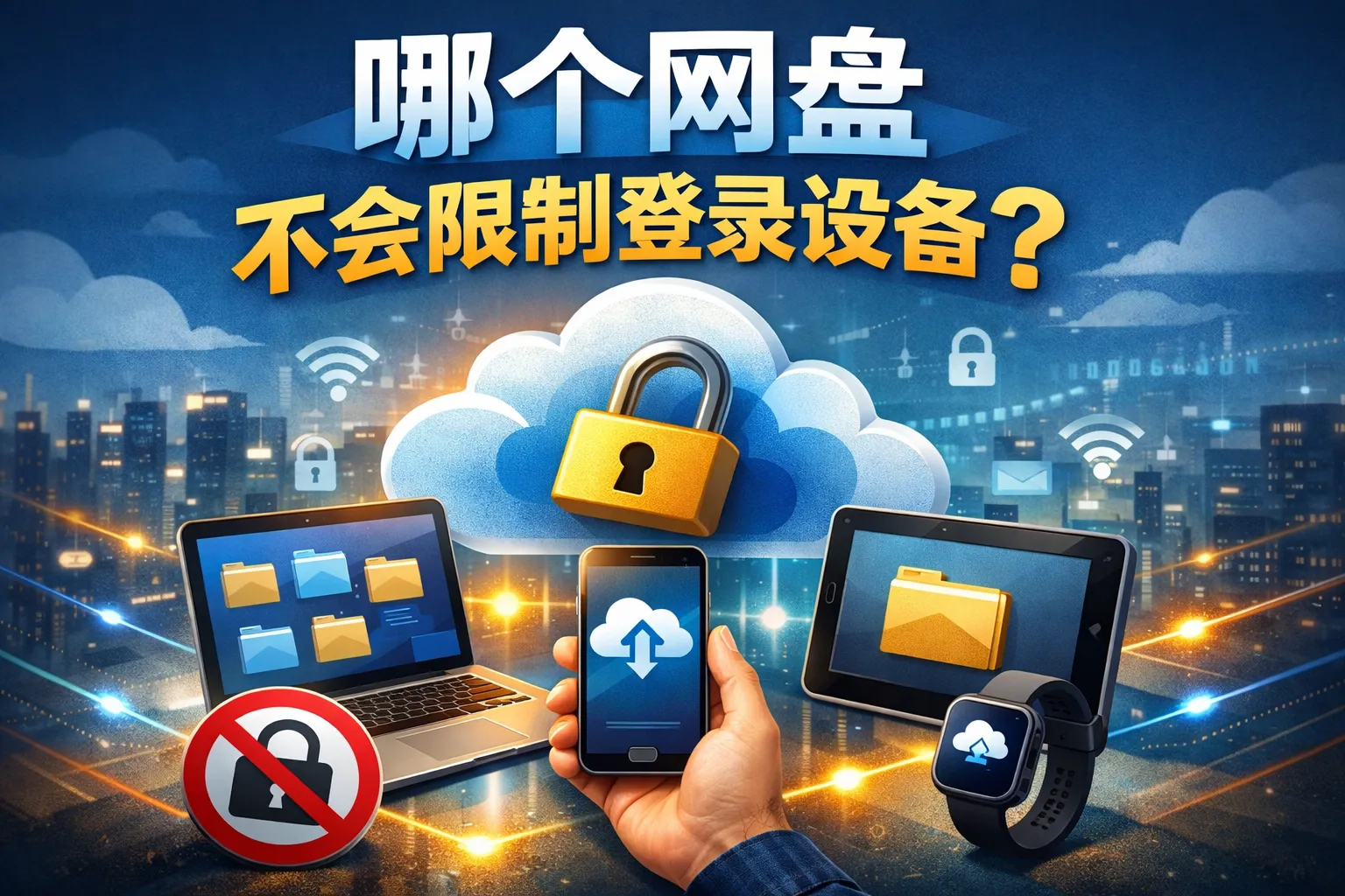 哪个网盘不会限制登录设备