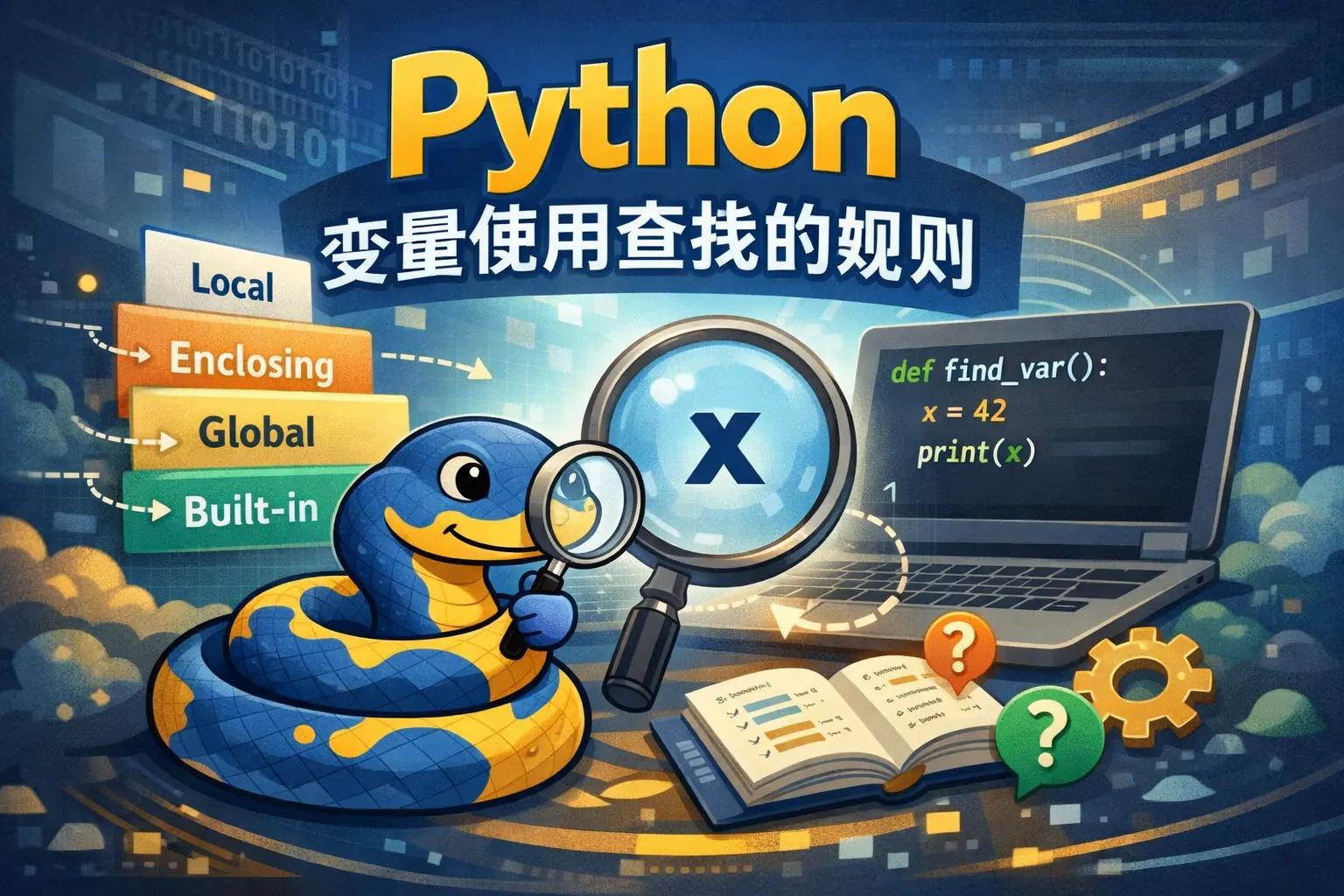 python变量使用查找的规则