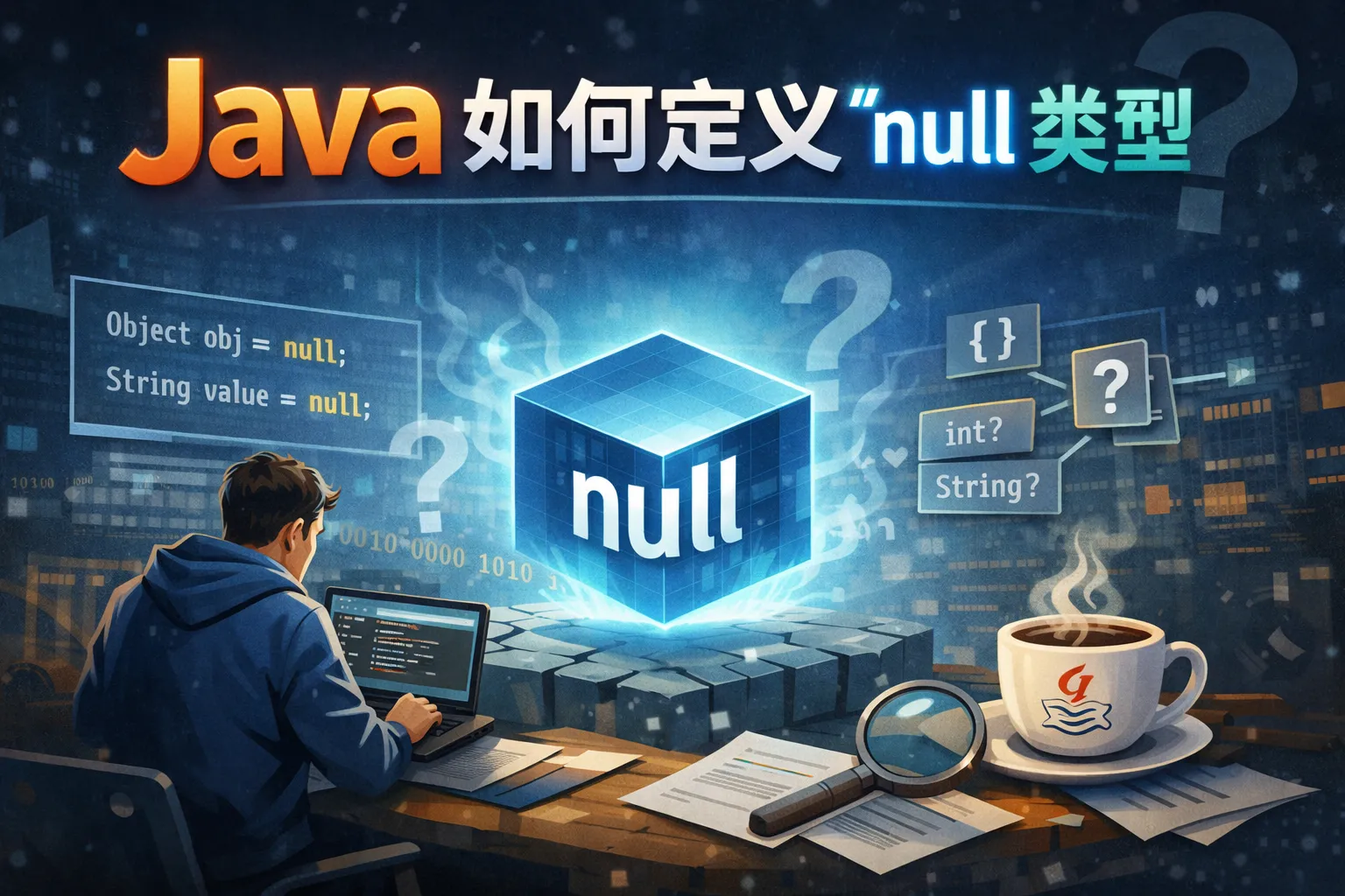 java如何定义null类型