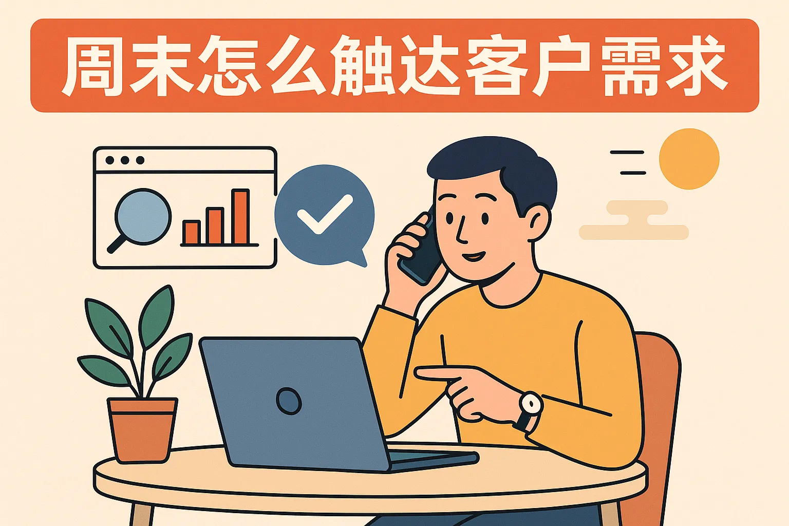 周末怎么触达客户需求