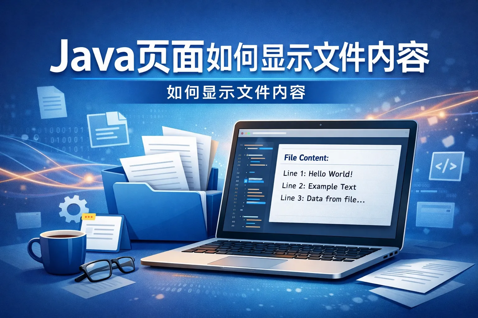 java页面如何显示文件内容