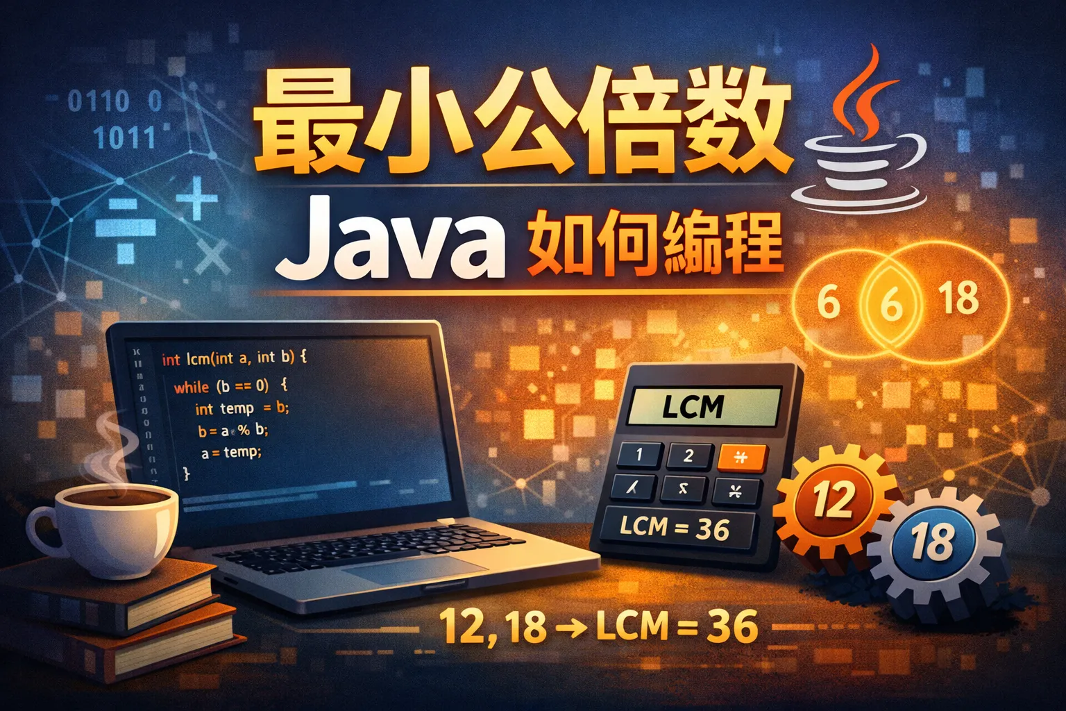 最小公倍数java如何编程