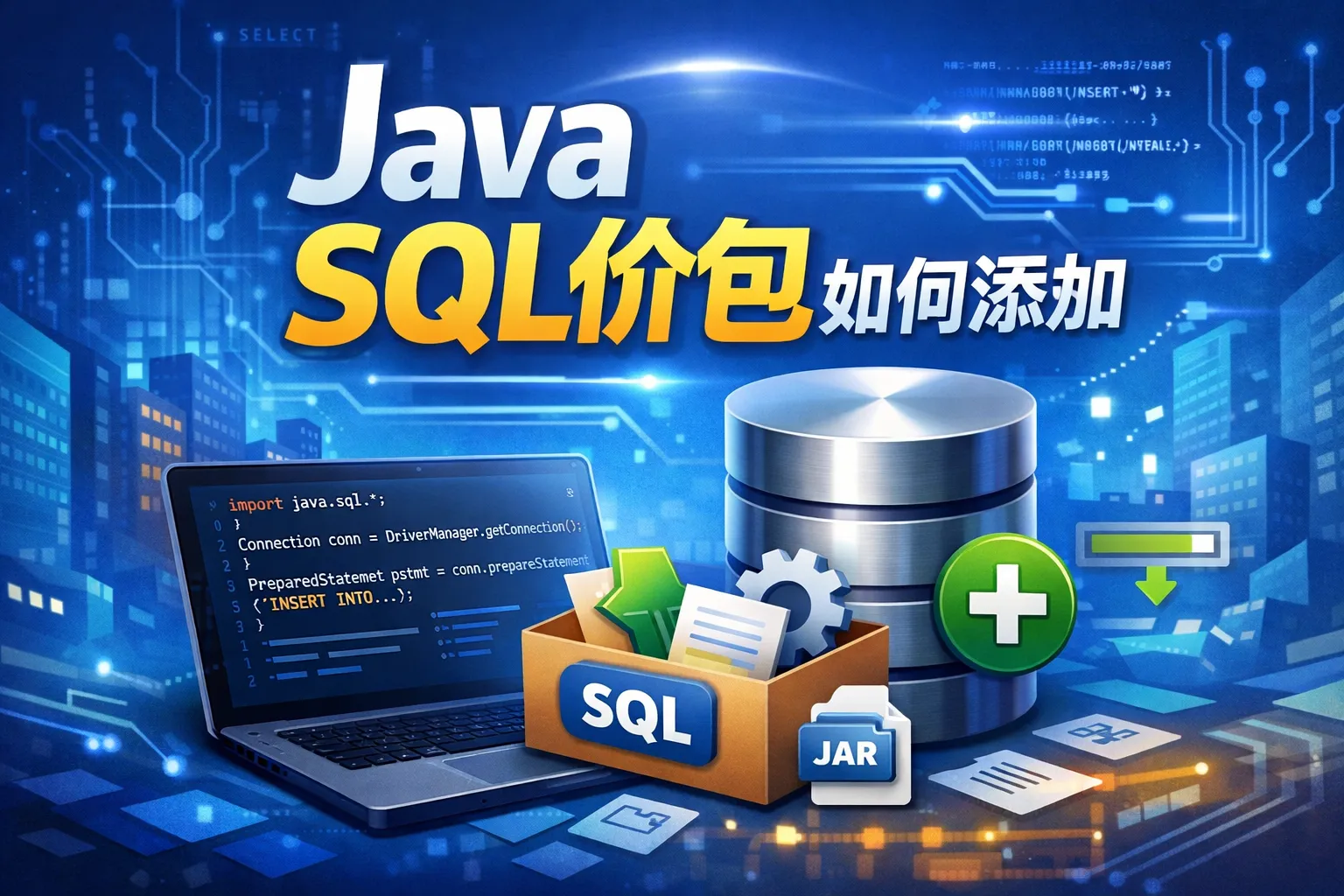 java sql价包如何添加