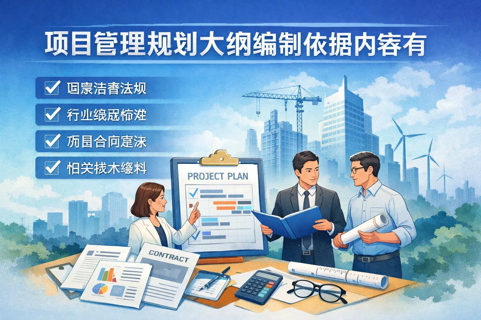 项目管理规划大纲编制依据内容有