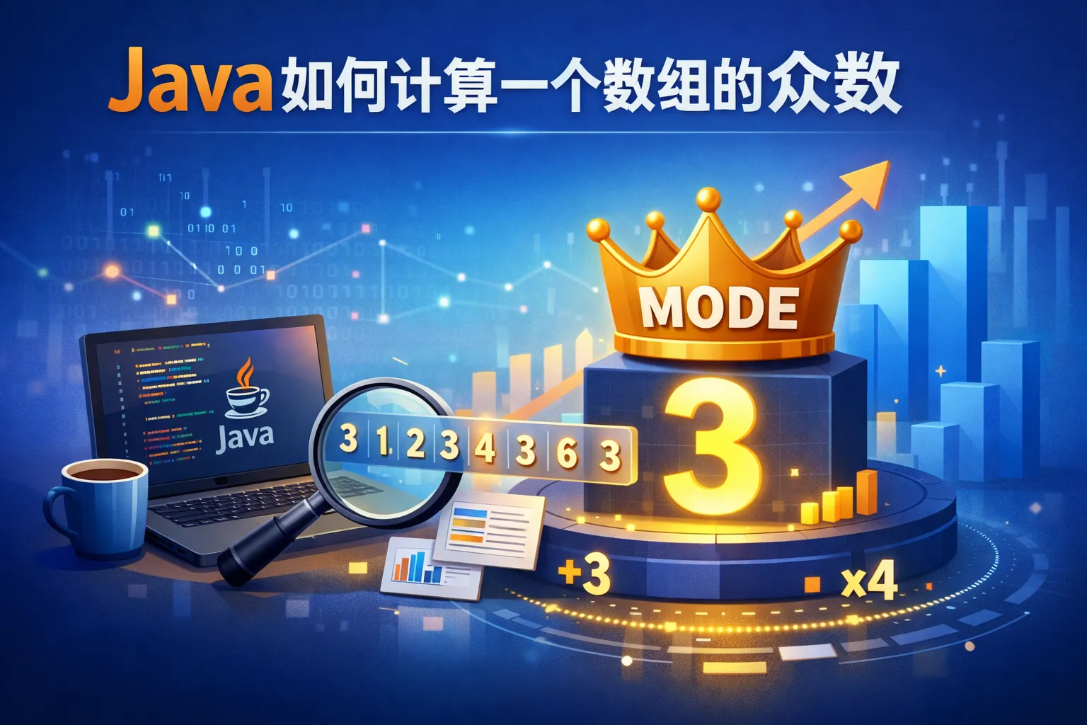 java如何计算一个数组的众数