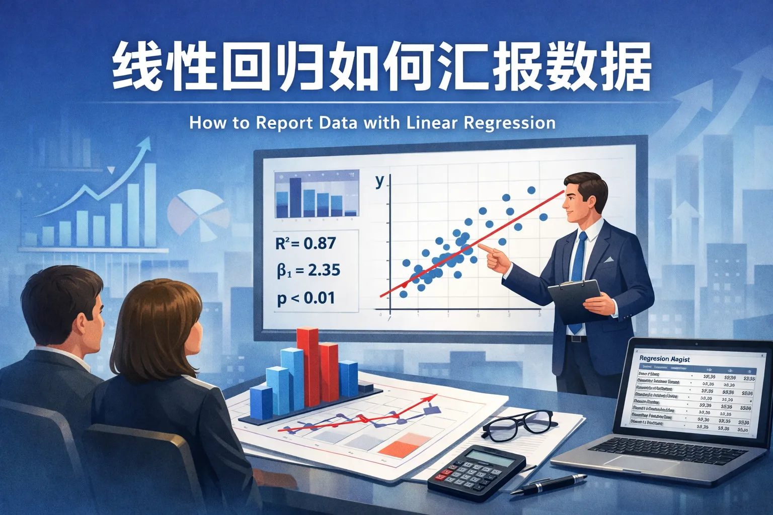 线性回归如何汇报数据