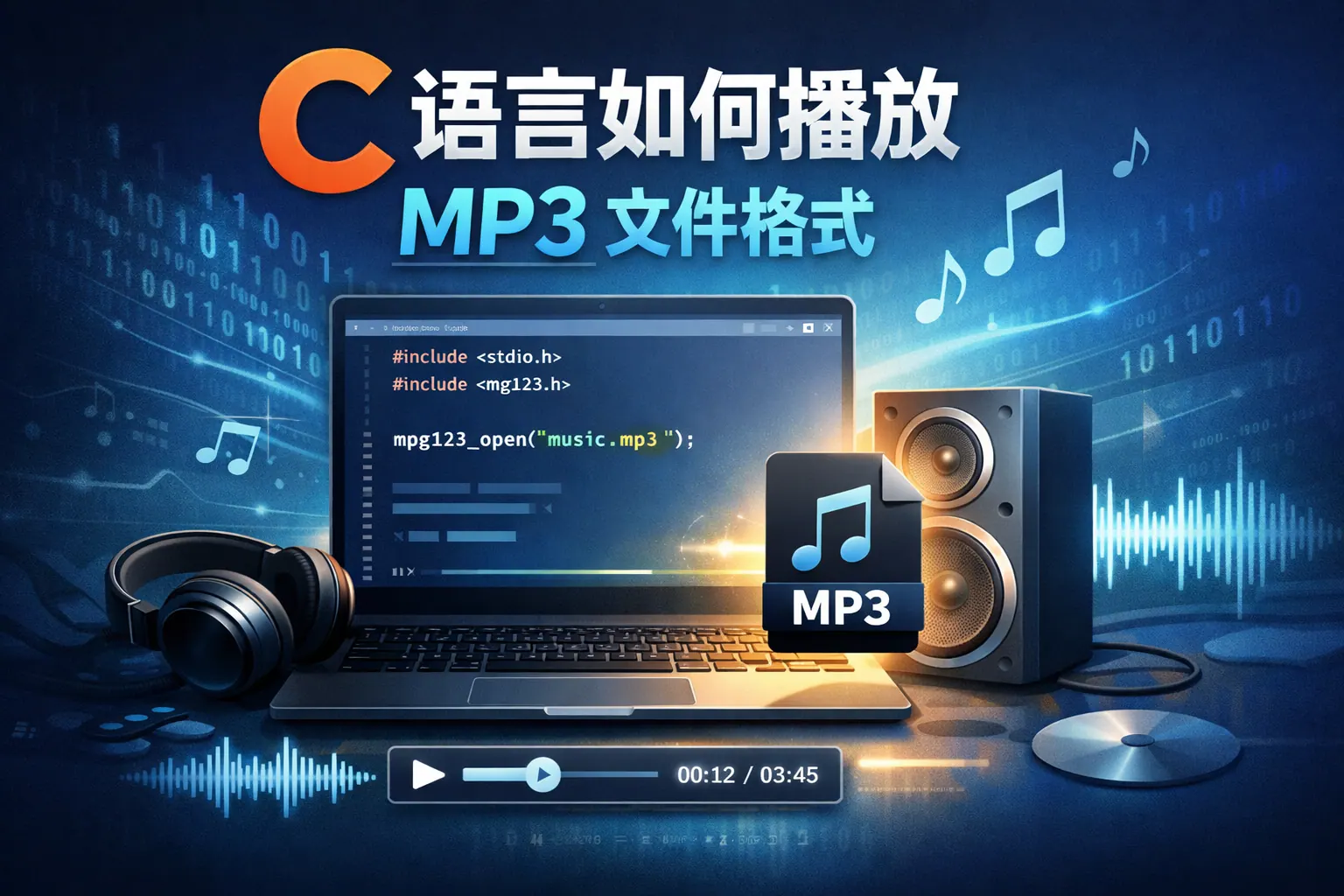 c语言如何播放mp3文件格式