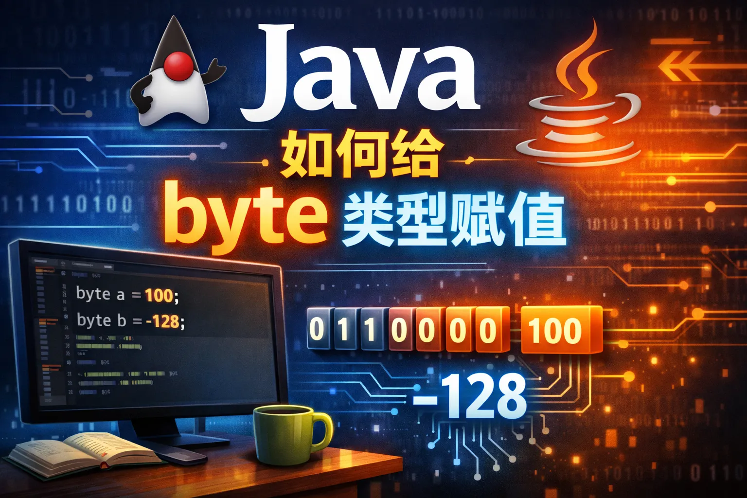 java如何给byte类型赋值