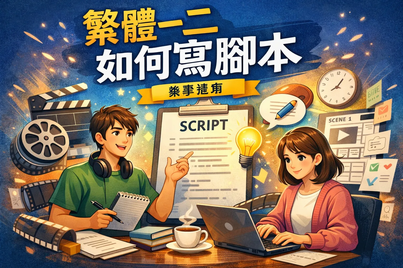 繁体一二如何写脚本