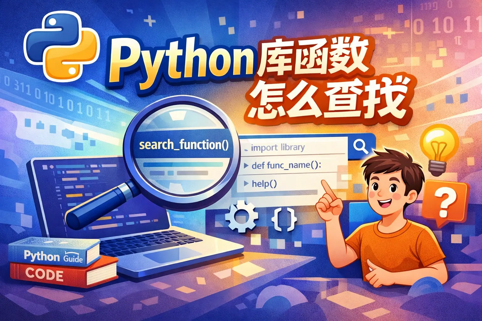 python库函数怎么查找