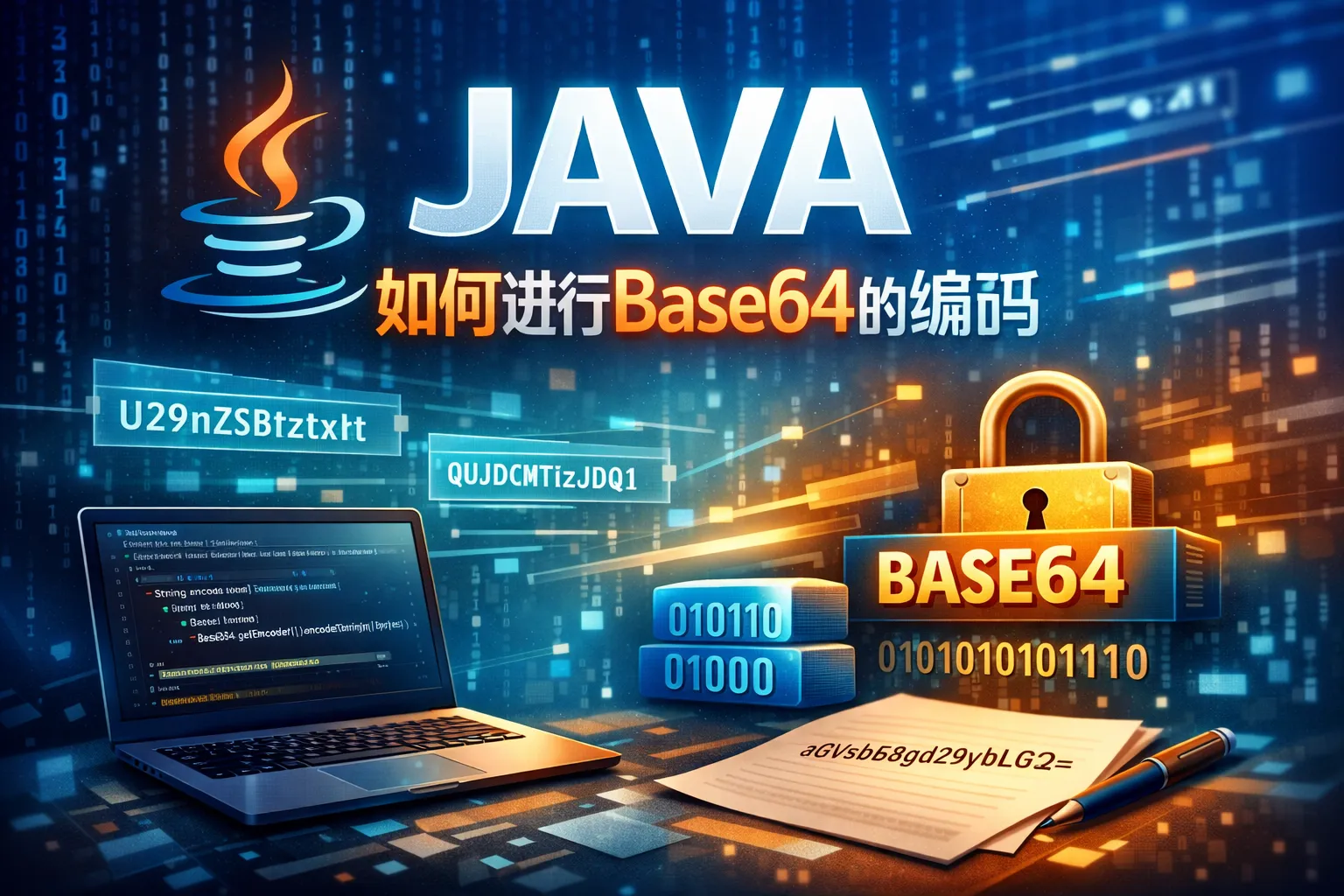 JAVA如何进行base64的编码
