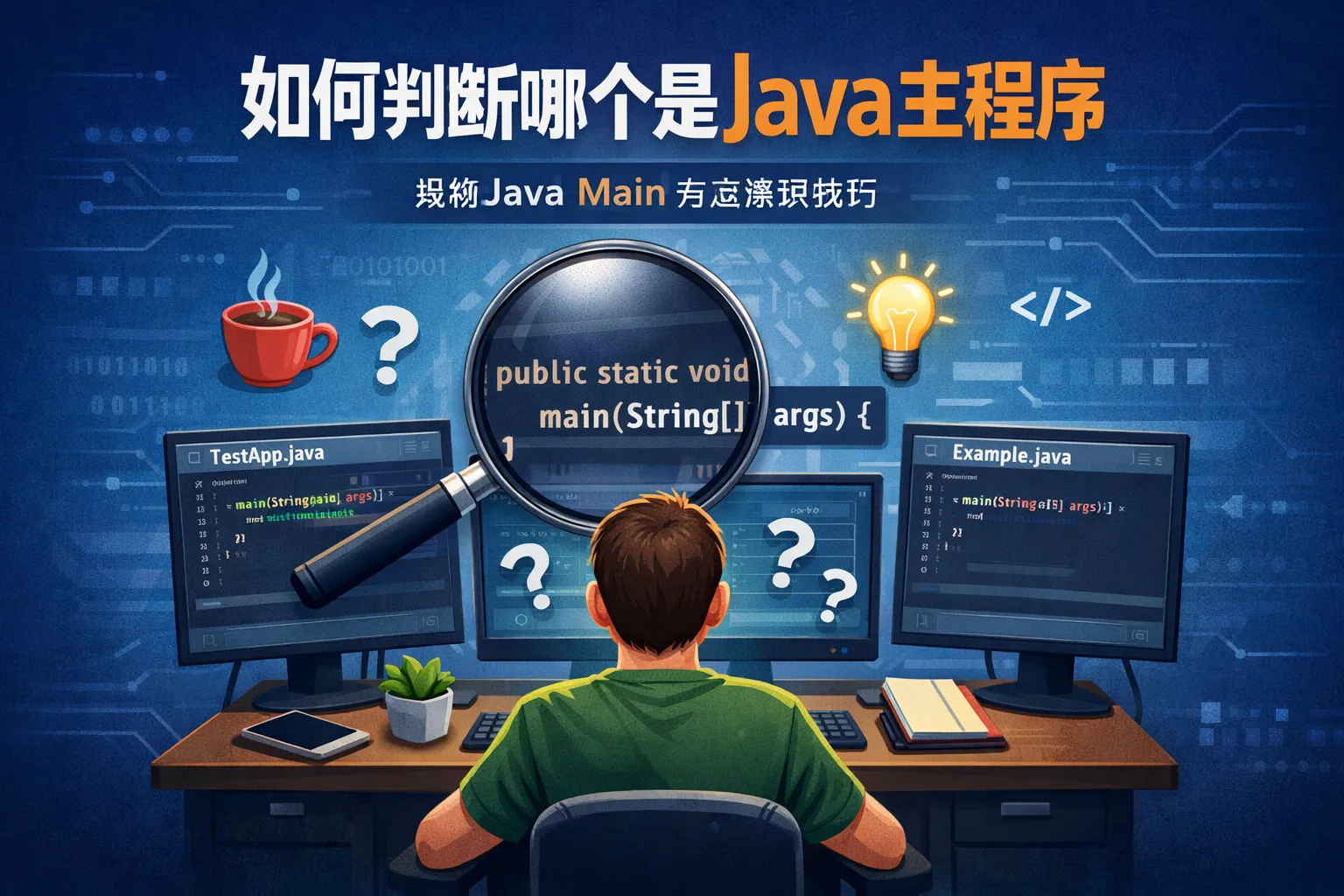 如何判断哪个是java主程序