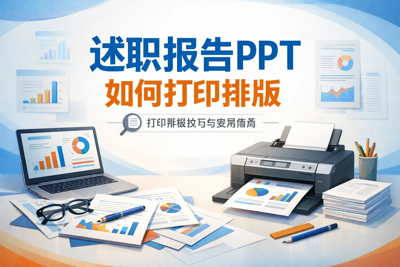 述职报告ppt如何打印排版