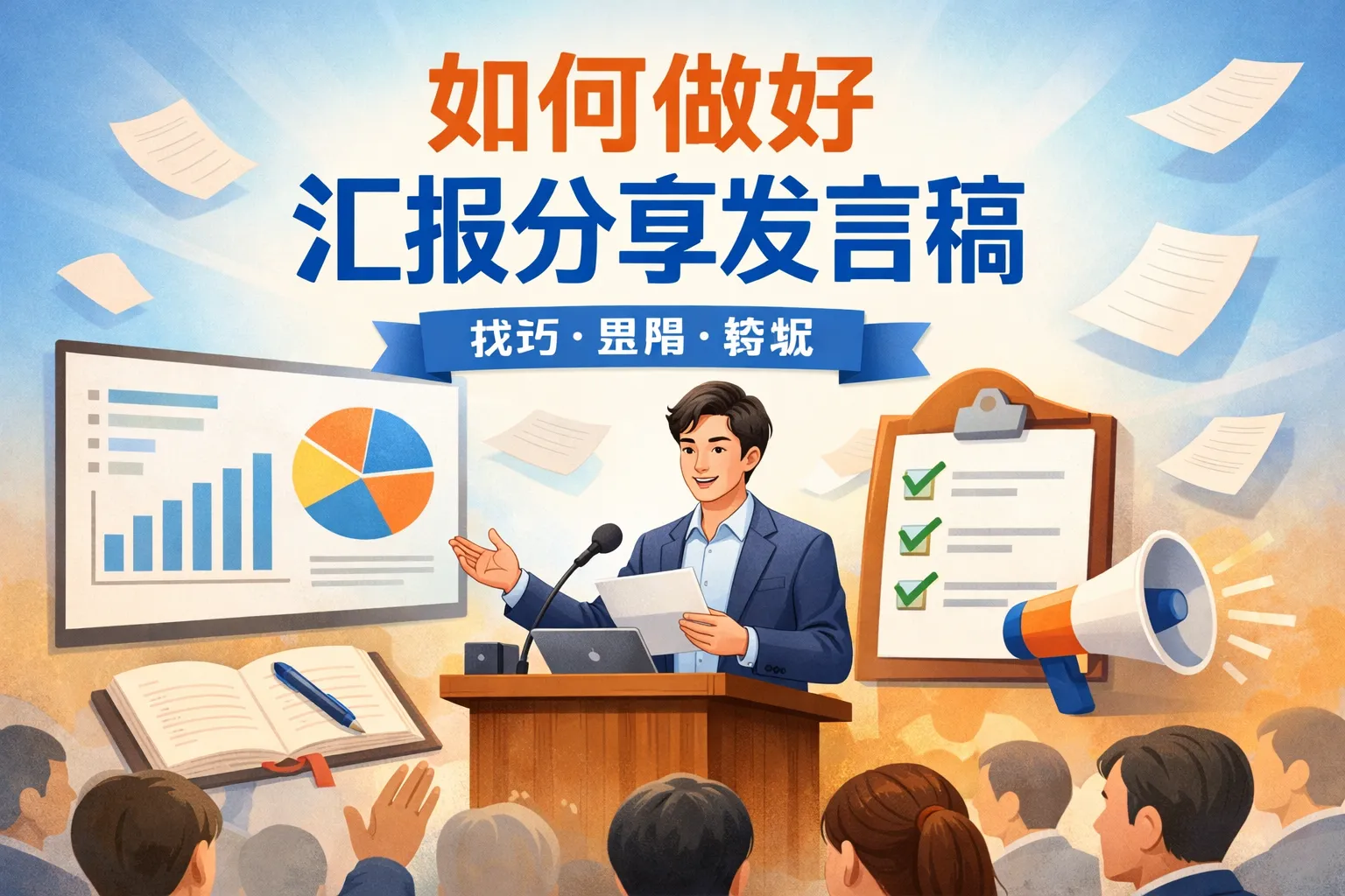 如何做好汇报分享发言稿