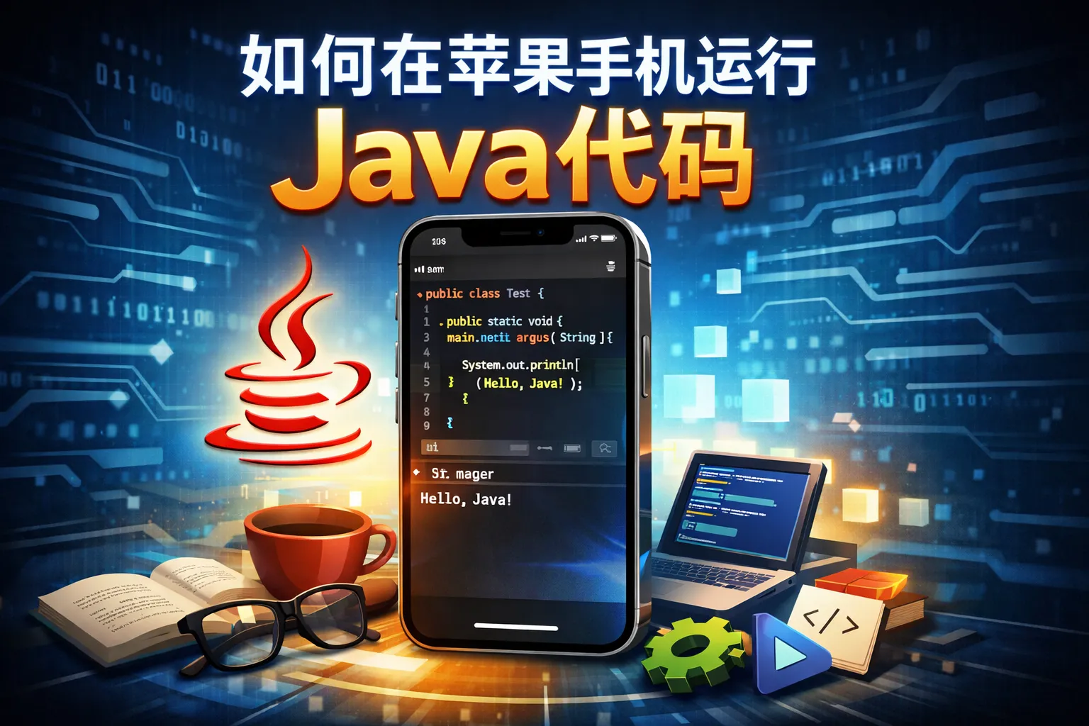 如何在苹果手机运行Java代码