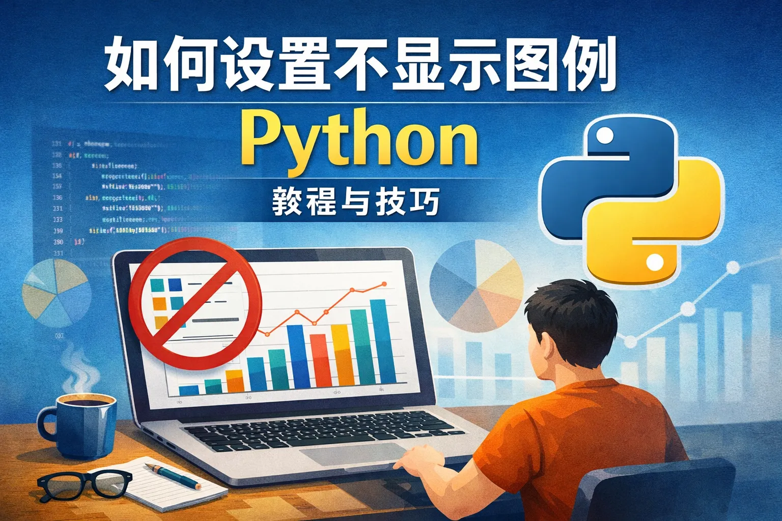 如何设置不显示图例Python
