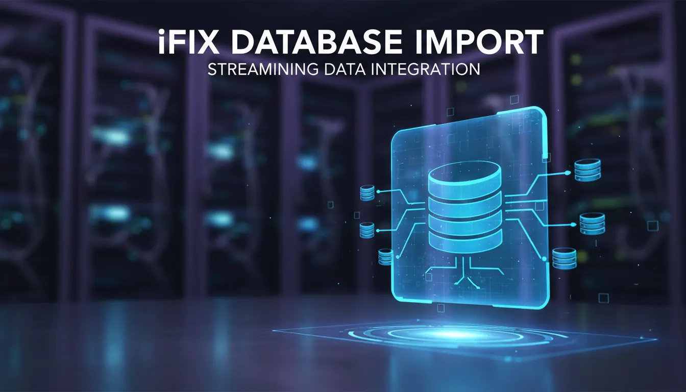 Ipix Database ifix数据库怎么导入
