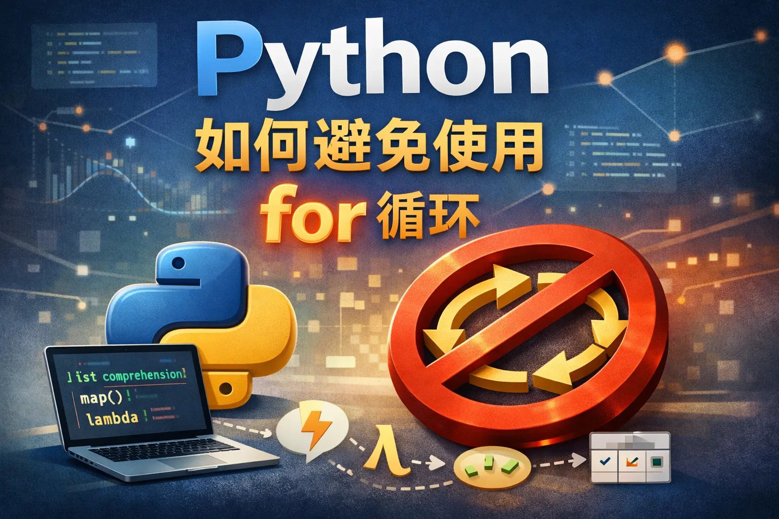 python如何避免使用for循环