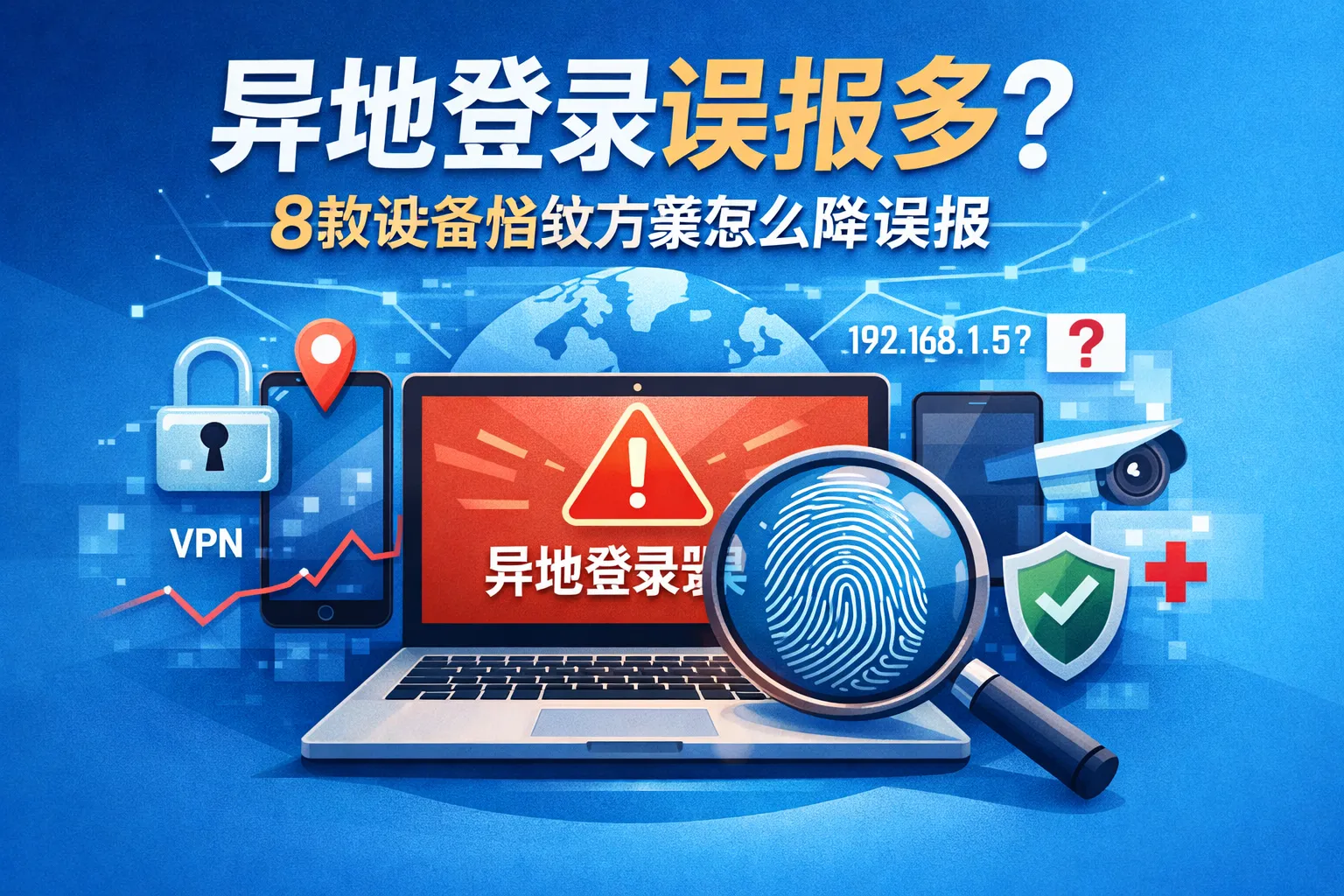 异地登录误报多?8款设备指纹方案怎么降误报