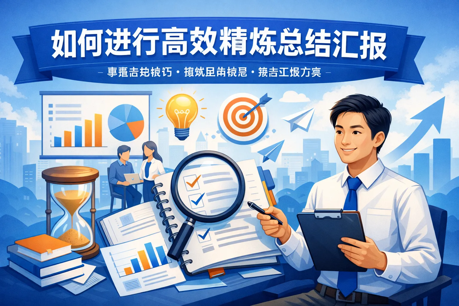 如何进行高效精炼总结汇报