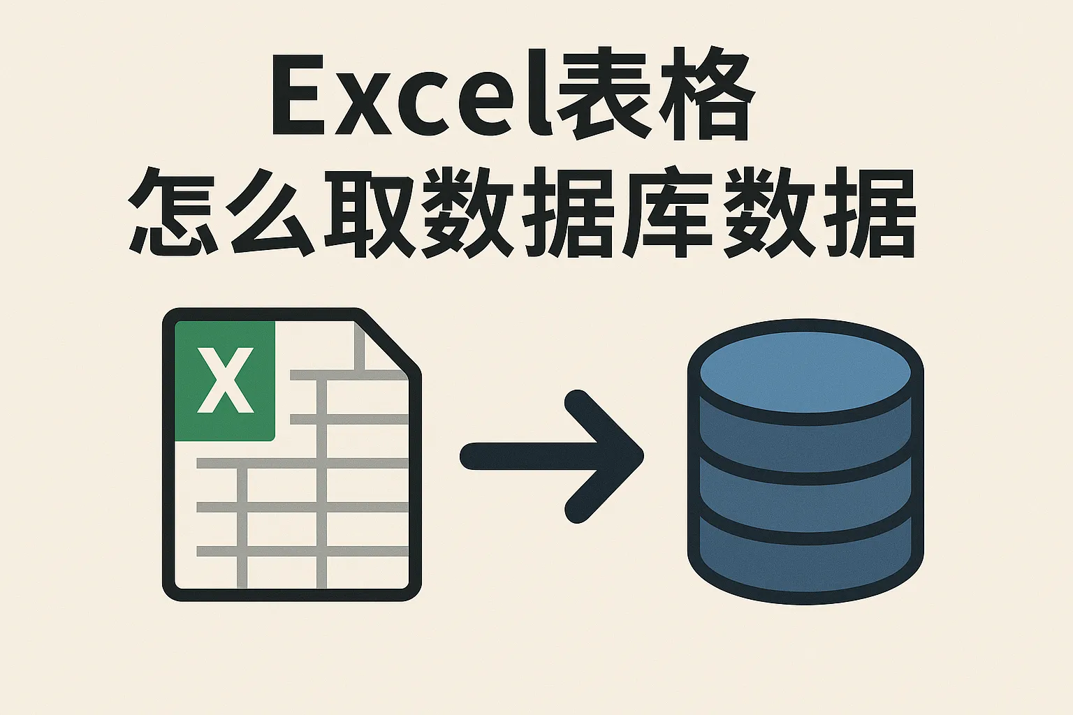 excel表格怎么取数据库数据库中