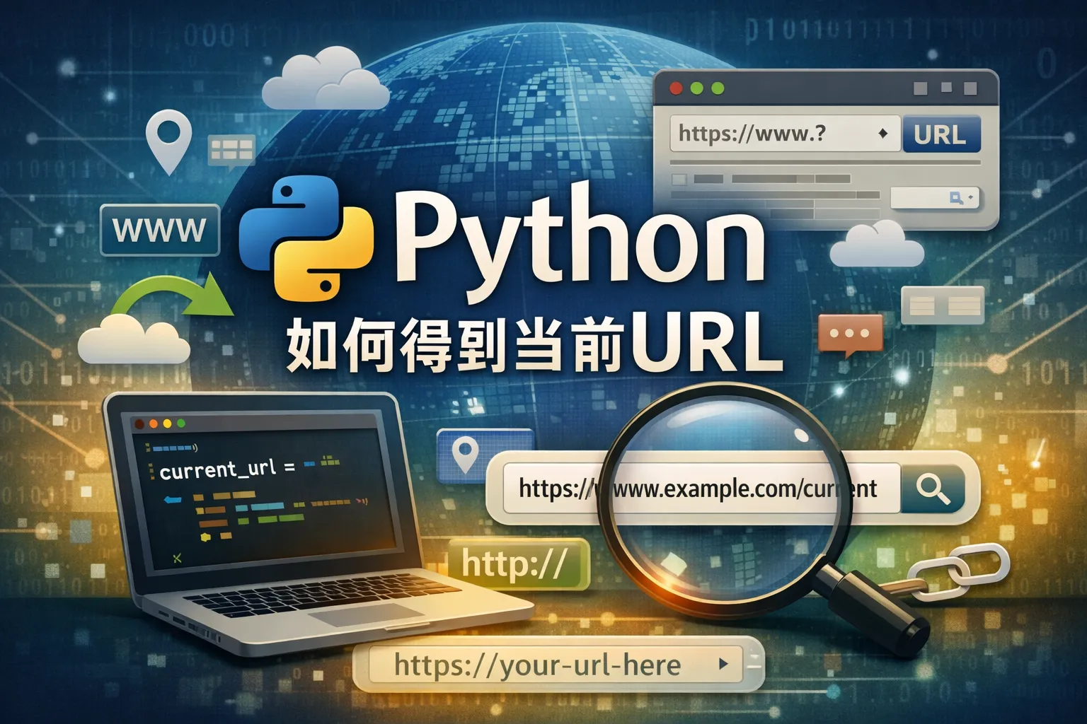 python如何得到当前url