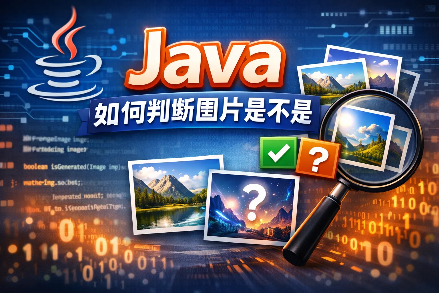 java如何判断图片是不是